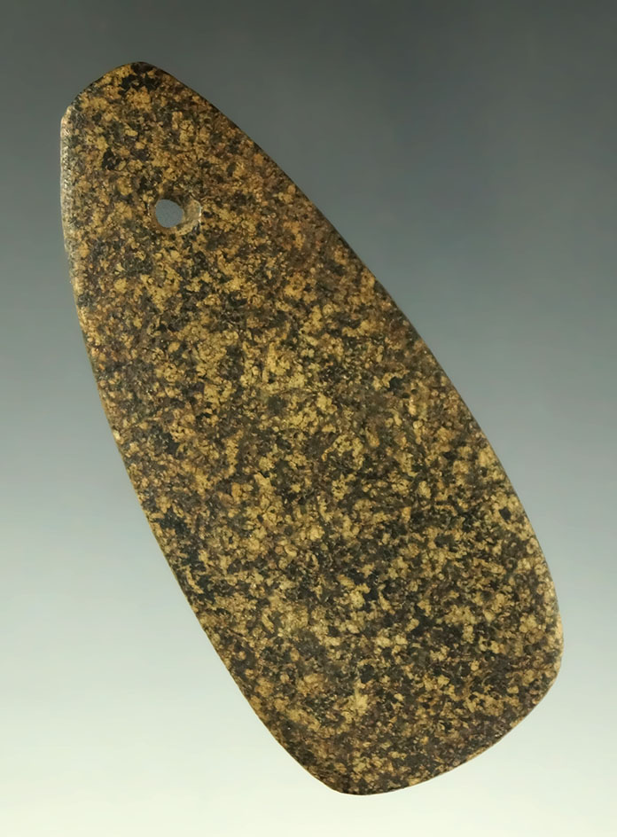 Miniature 2 7/8" Pendant- Ross Co., Ohio. Ex. Hubert Wachtel,  Pictured in Who’s Who #1.