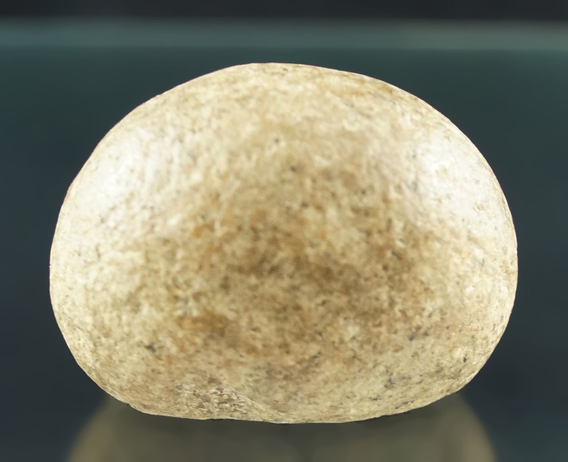 1 13/16" Hemispheric Cone found in Senaca Co., Ohio. From the Dr. Gordon Meuser Collection.