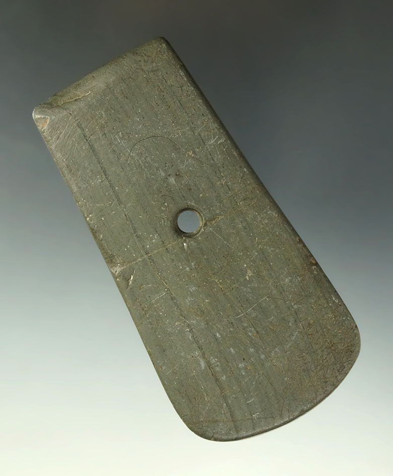 3 7/8" Hopewell Pendant - highly engraved - Dekalb Co., Indiana. Ex. Bodeman, Parks, Teil. Pictured.