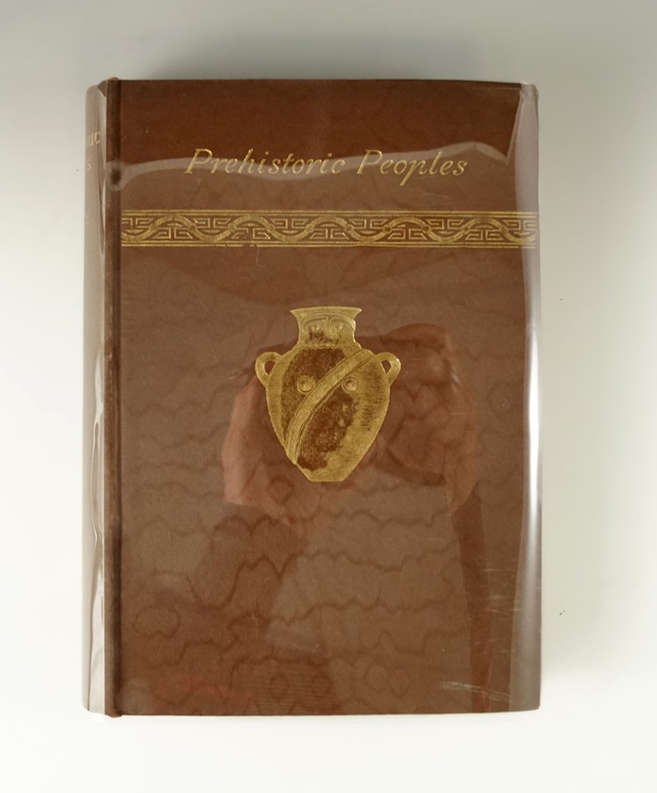 Hardcover Book: "Manners and Monuments of Prehistoric Peoples" Marquis De Nadaillac.  1892.