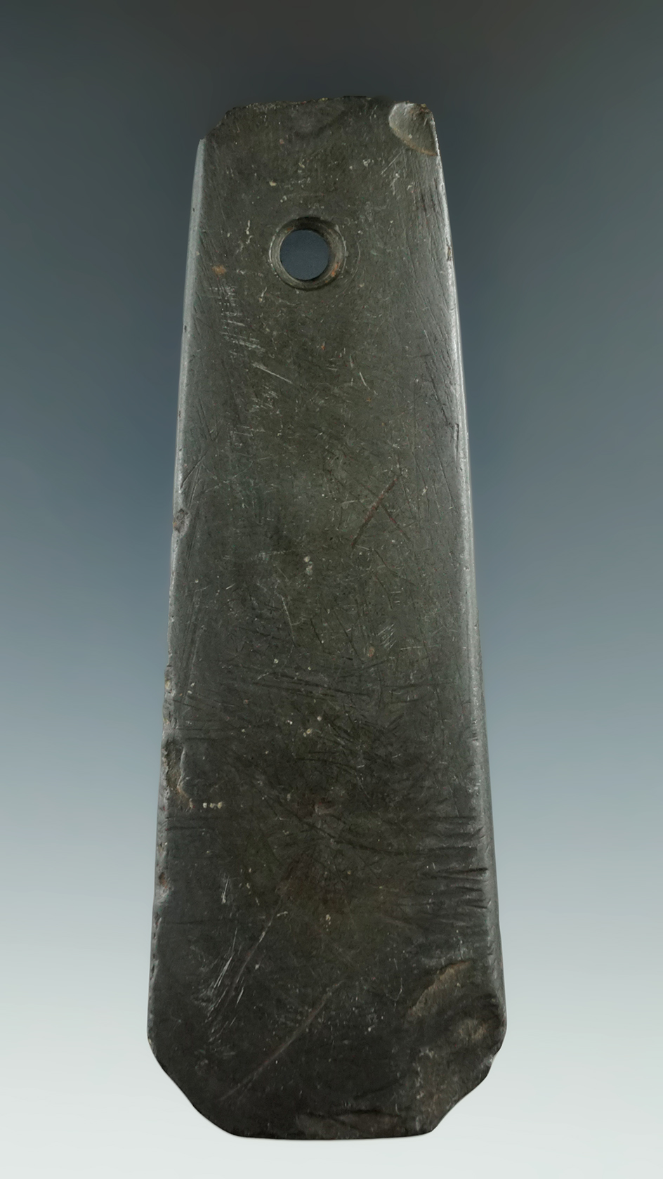 4 5/16" Trapezoidal Pendant found in New York.