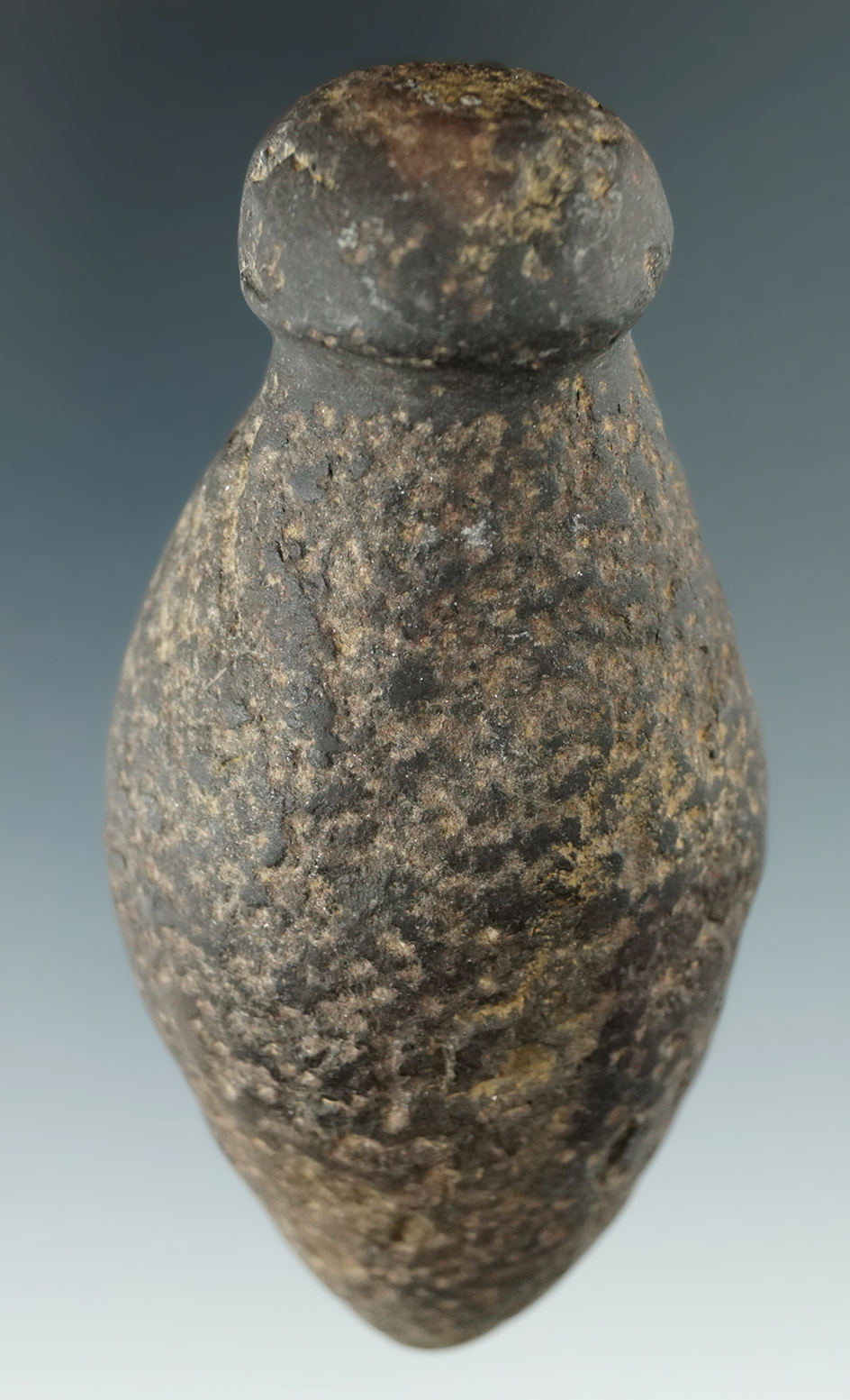 3 1/2" Hardstone Plummet found in Ohio.