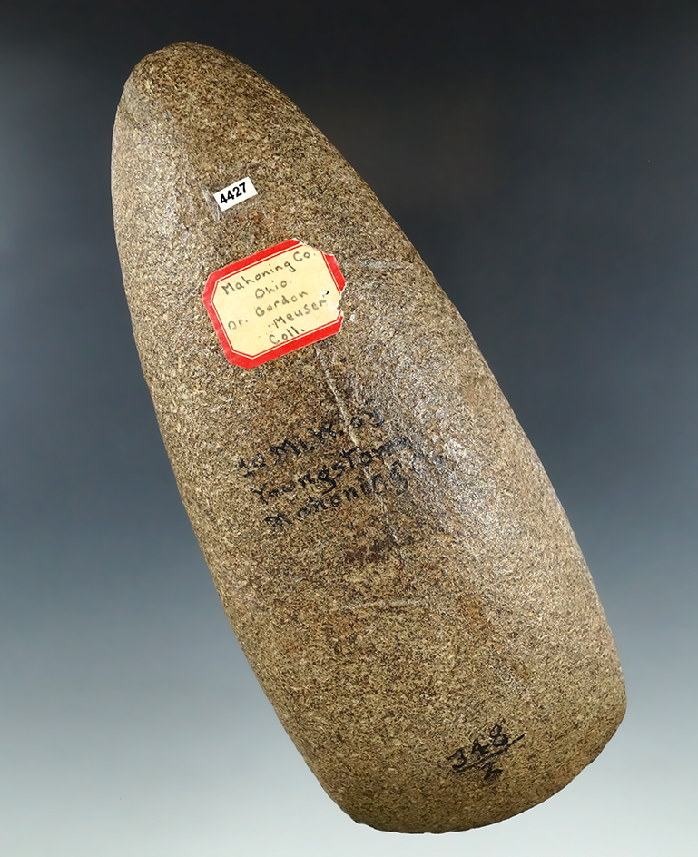 7" Celt found 10 miles West of Youngstown in Mahoning Co., Ohio. Ex. Meuser, #348/2 .