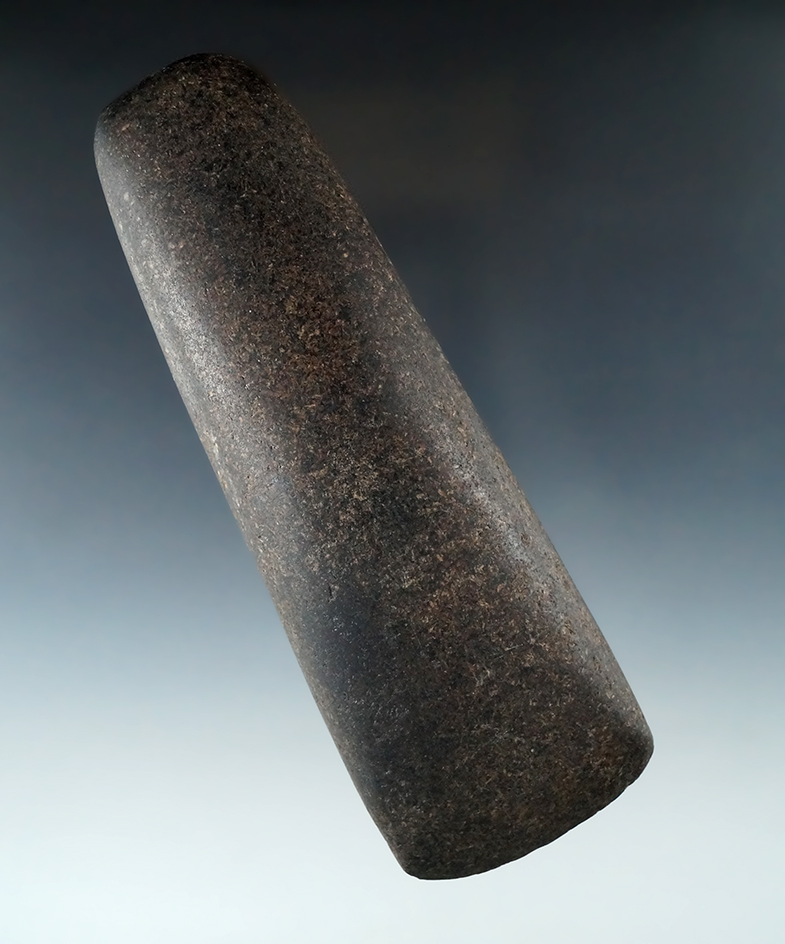 6 1/8" Hardstone Celt in very good condition, found in Montgomery Co., Ohio. Ex. Norm Kley.