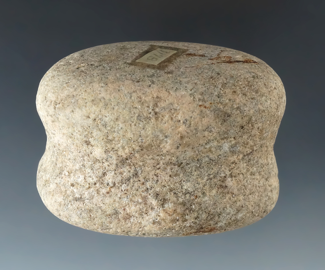 2 1/2" Long Full Groove Hammerstone found in Montgomery Co., Ohio.