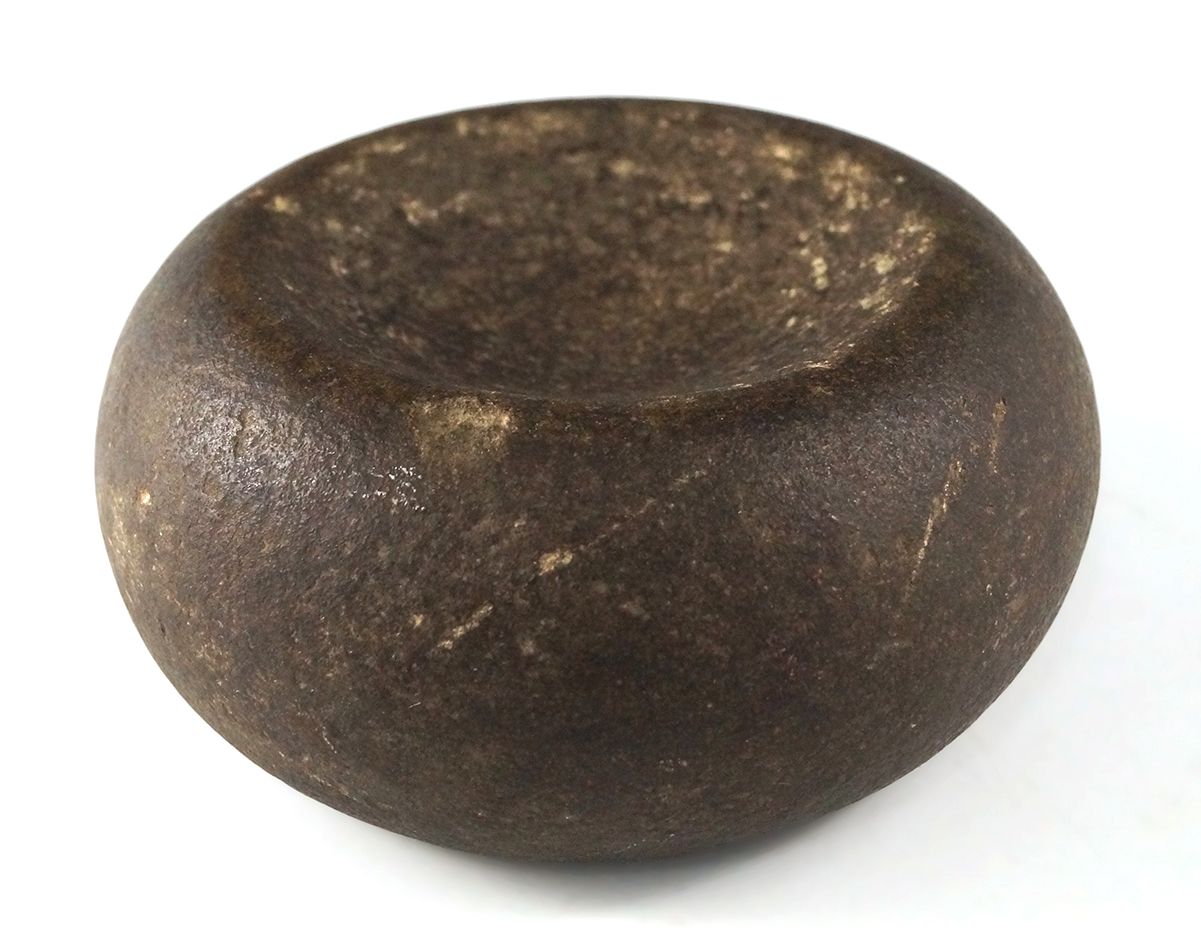 Well styled and large 4" Diameter Double Cupped Discoidal found in Ohio.