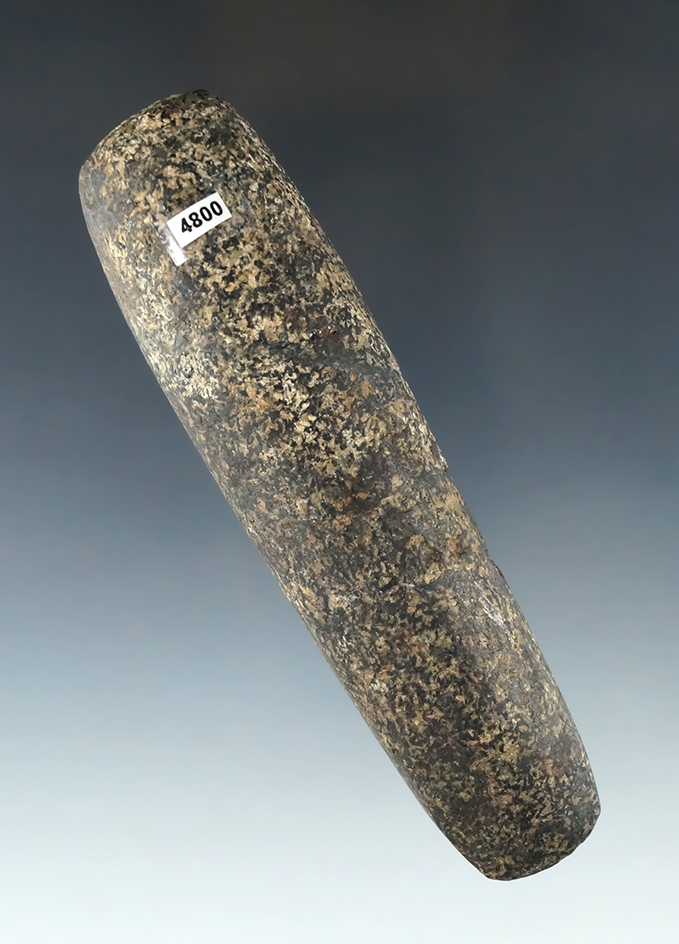 4 9/16" Granite Chisel found in Preble Co., Ohio. Ex. Billy Hillen, Richard Shivley Collections.