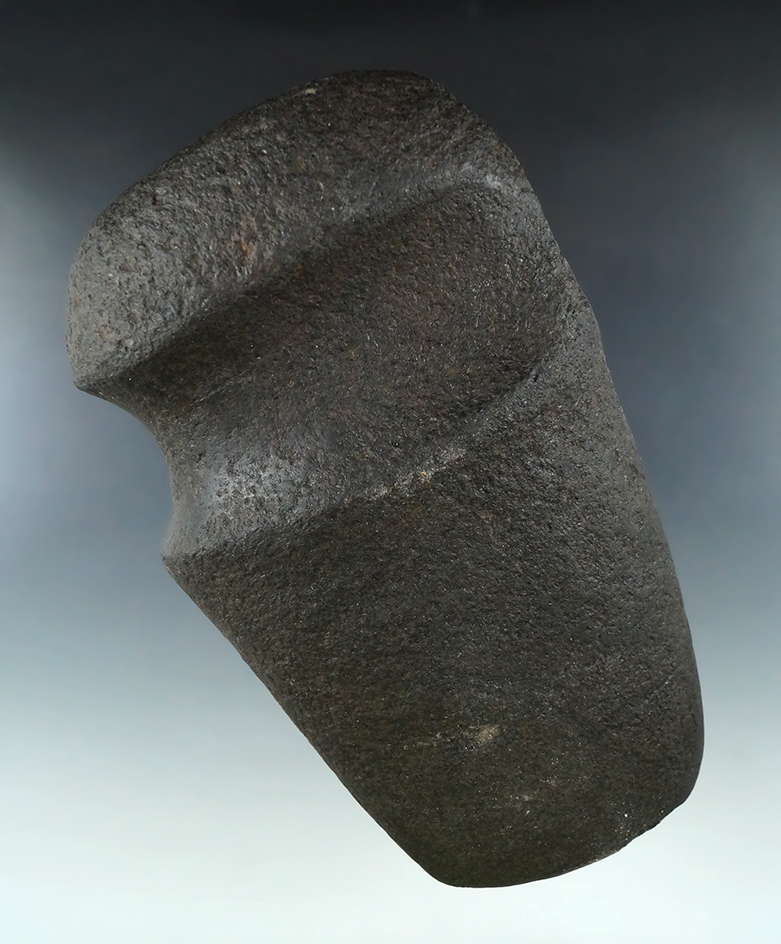 7 7/8" Long 3/4 Groove Axe found in Darke Co., Ohio. In excellent condition. Ex. Roy H. Reinhart.