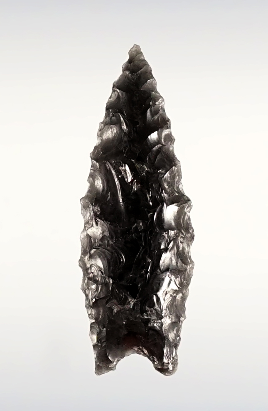 1 7/8" Humboldt that is well made from Obsidian. Found in Oregon.