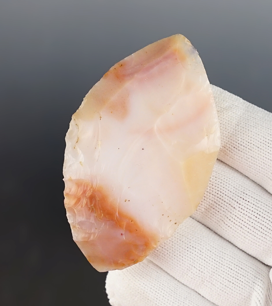 3" Blade. Found by Jeff Smith, Willamette Valley, Oregon. Ex. Gordon Erspamer.