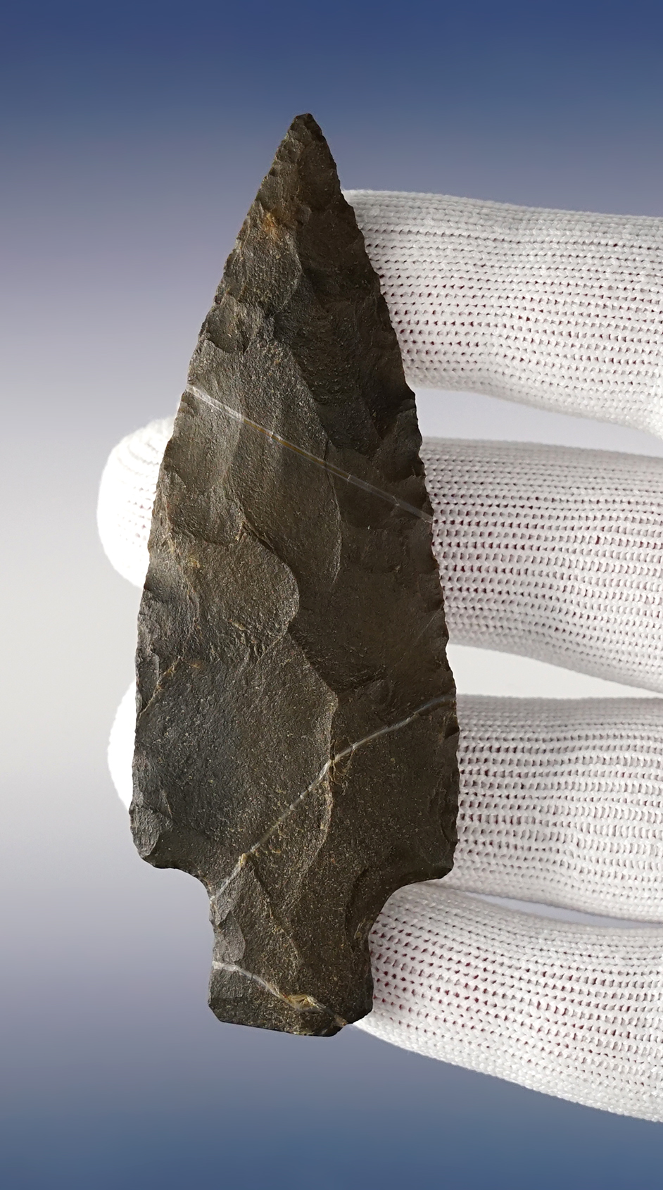 Well made 2 7/8" Stemmed Knife found in New York. Ex. Nick Gatses.