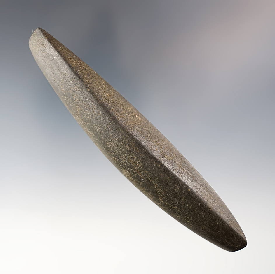 5 1/16" Eliptical Bar Weight found in Ohio/ Indiana area. Ex Dave Warner. Warner Sale 3, 9/3/83.