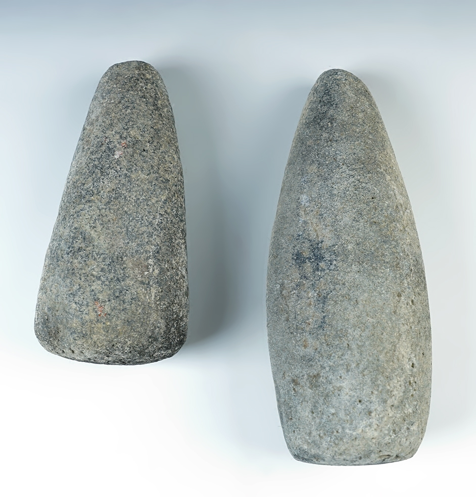 Pair of nice Pestles found in Harney Co., Oregon. The largest is 7 5/8".