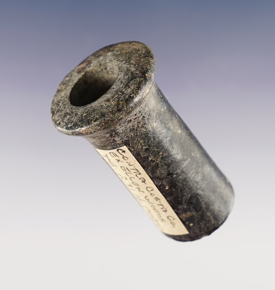 2" Flared Base Tube Pipe found in Contra Costa Co., California. Pictured. Bennett COA.