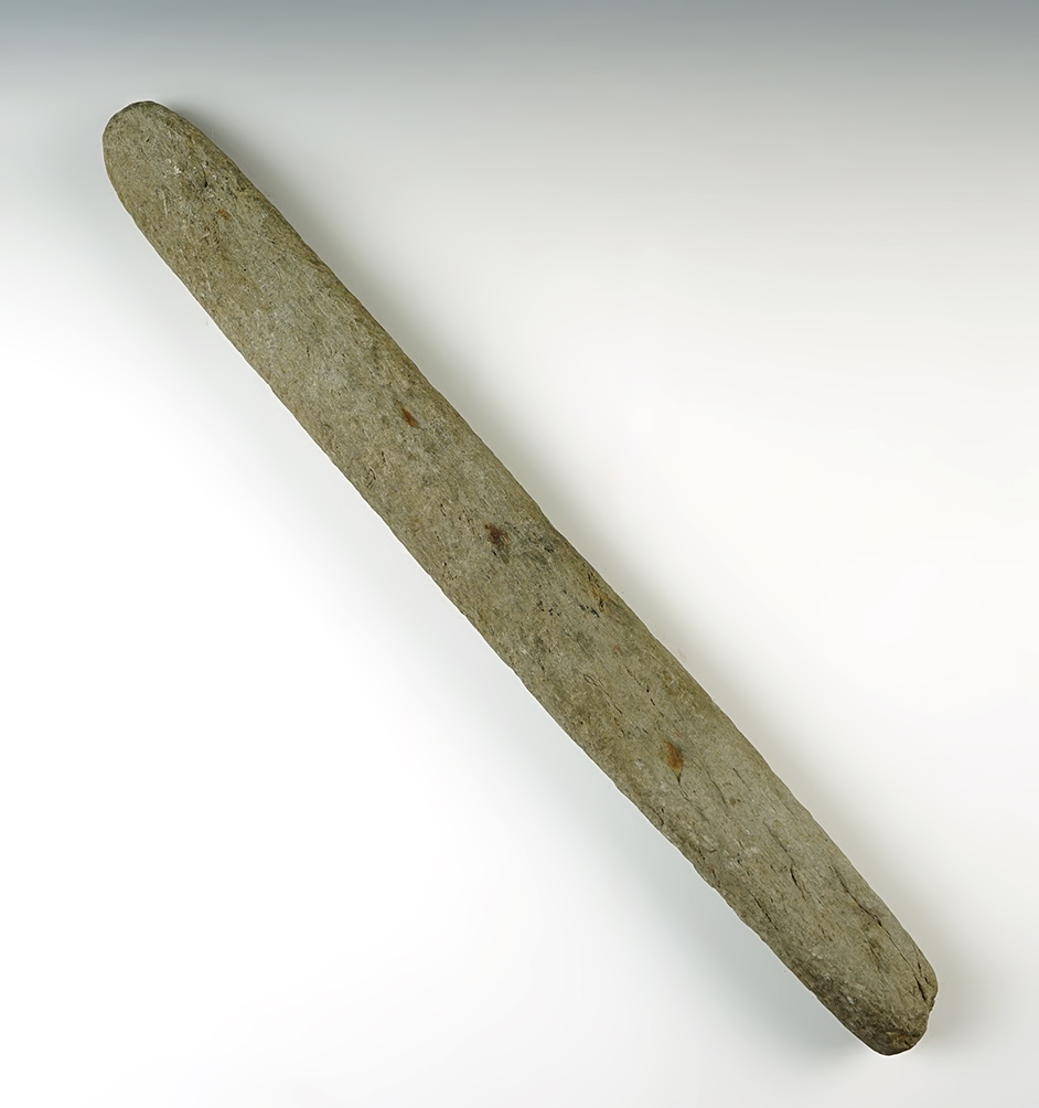 18" Grinding Pestle that is well patinated. Found in Attleboro, Massachusetts.