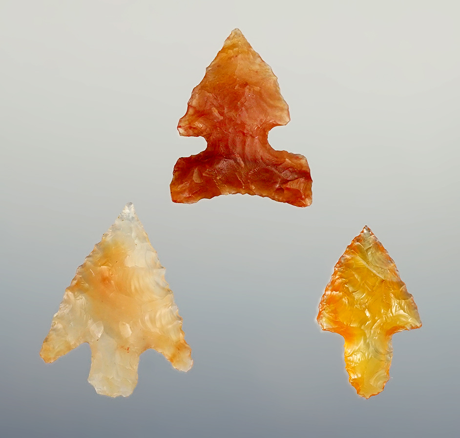 Set of 3 small points from Washington, Oregon and the Kentucky/Tennessee. All have COA's.