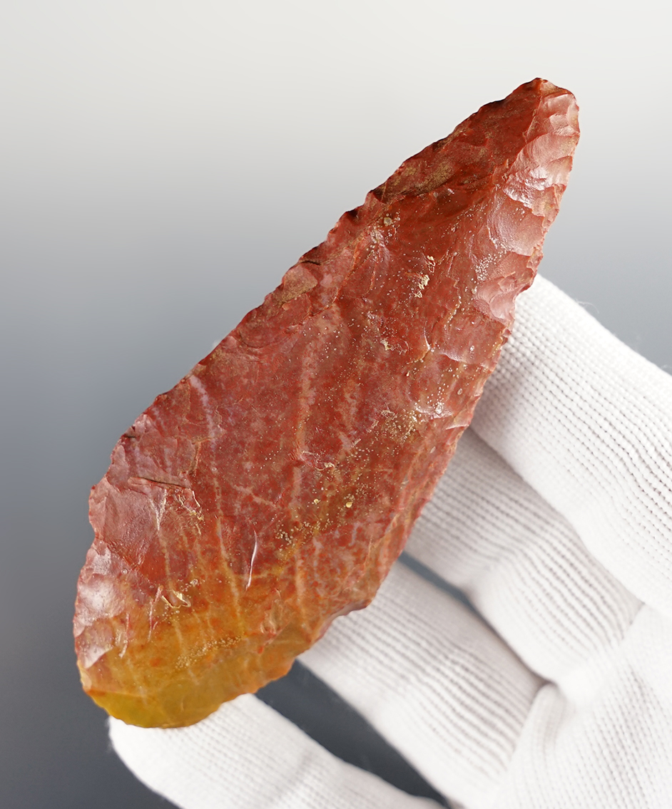 3 9/16" colorful Cascade Knife recovered in Harney Co., Oregon in the 1960s.