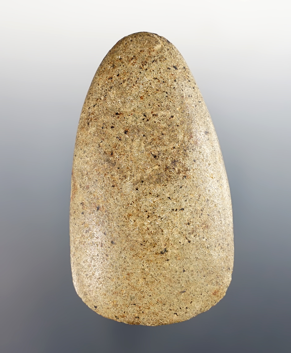 3 1/8" well polished Hardstone Adze in excellent condition. Found in the Midwestern U.S.