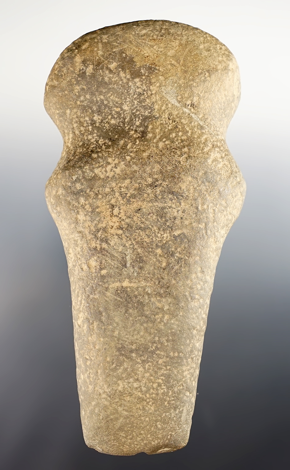 6" Full Grooved ancient stone Axe recovered in Clarke Co., Virginia.