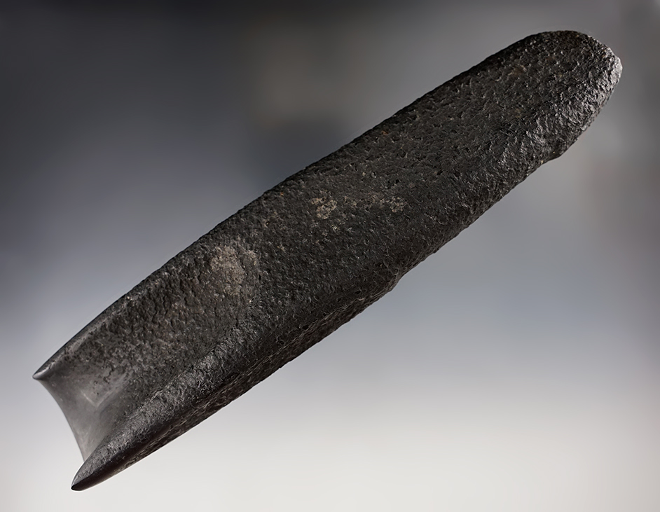 8 5/16" Well styled Stone Adze with a very sharp bit.  Found with lot #154a in Lincoln Co., Maine. 