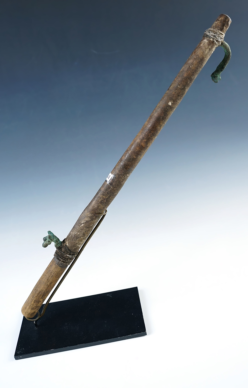 Very Rare! Original 15 1/2" long Precolumbian Inca Atl atl Thrower. Recovered in South America.