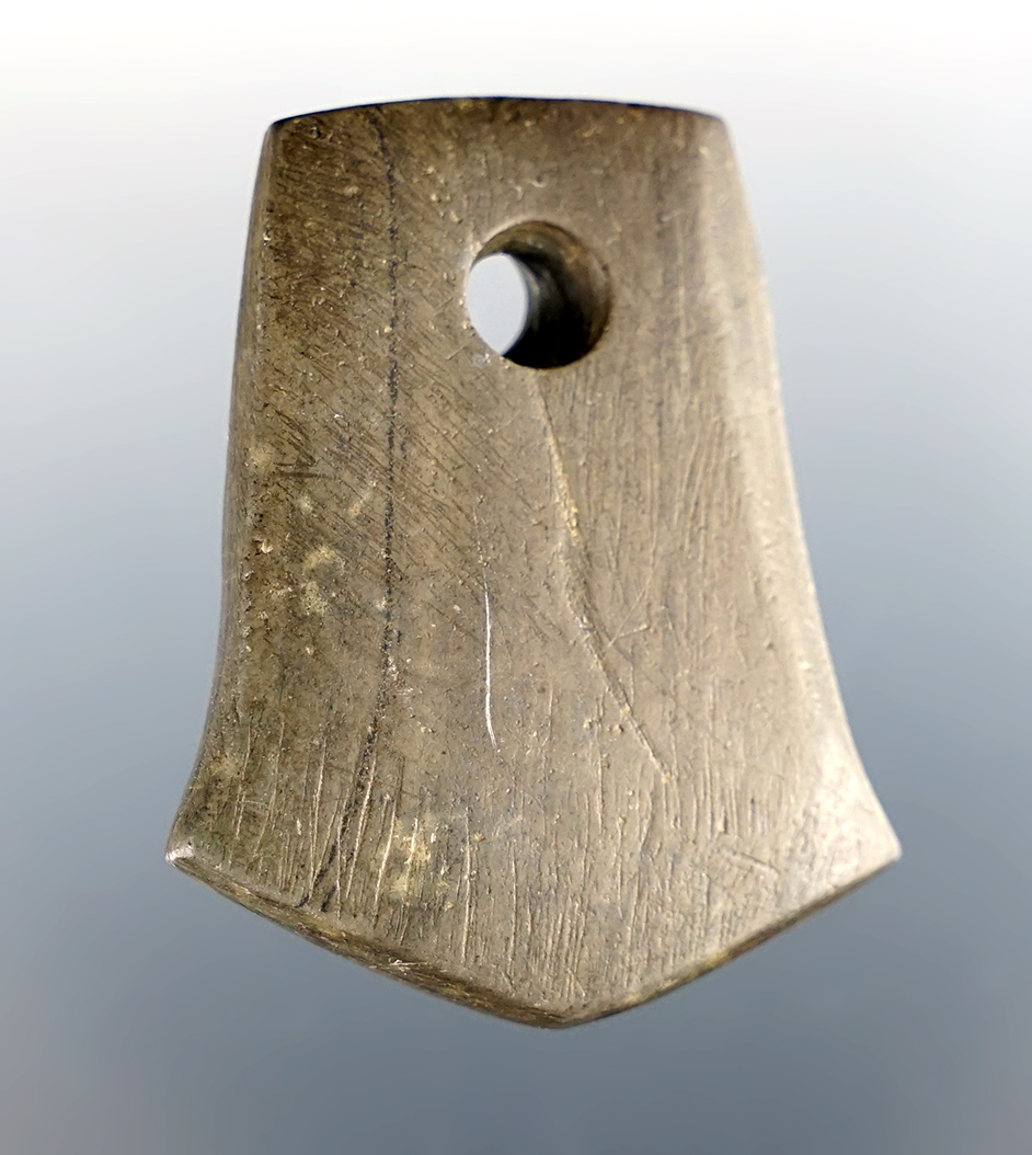 Fantastic 1 5/8" Miniature Anchor Pendant found in Allen Co., Ohio. Ex. Archie Diller, Ted Weaver.