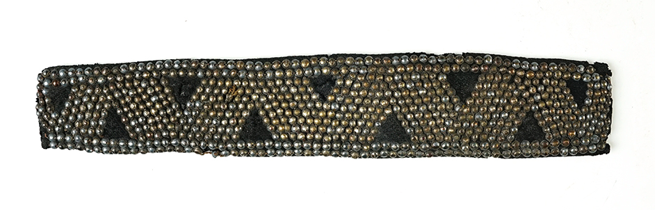 Ornate Precolumbian Belt or Headband section in very nice condition for age. 11 1/4" Long. 