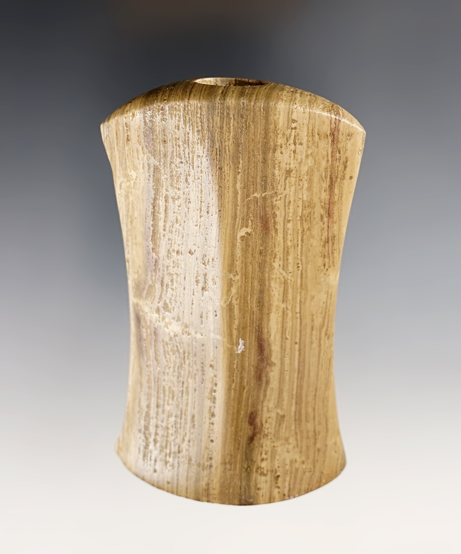 3 3/8" Saddle  Banner Preform found in Orange Co., Indiana. Pictured!