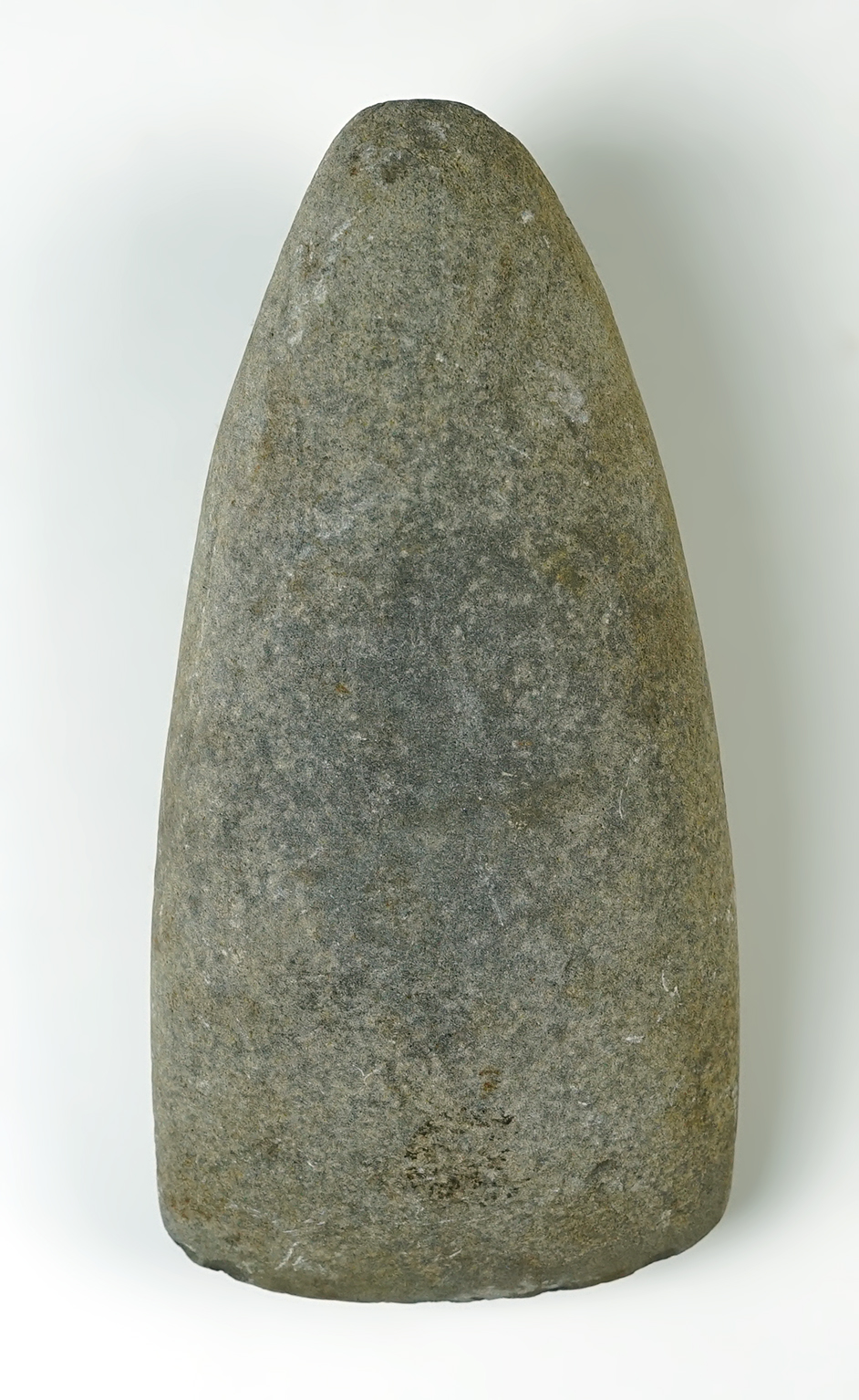 Large 7 5/16" Tapered Pole Celt found in Ohio. A few rough spots to the bit.