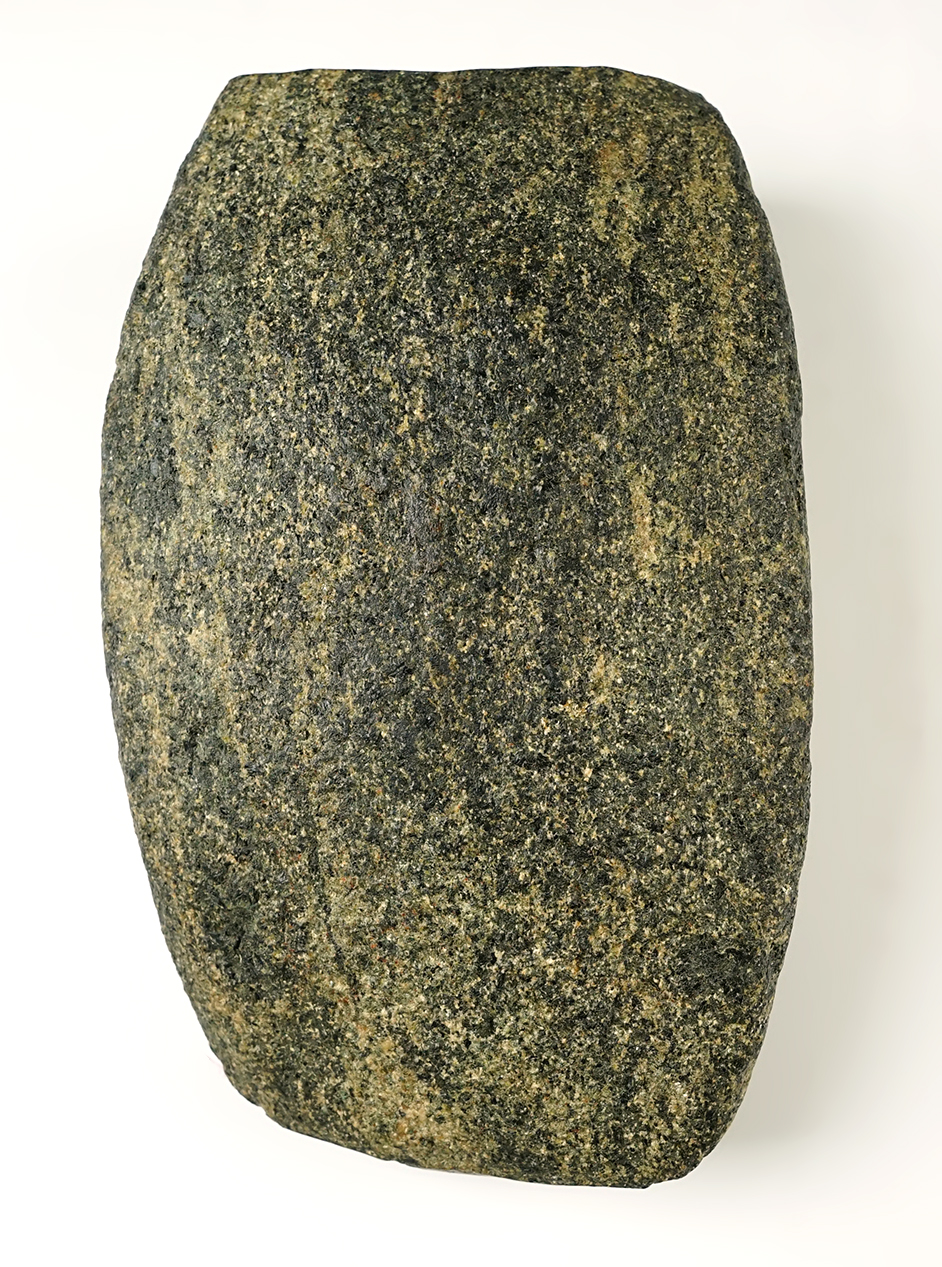 Large and unique 7 1/2" Axe Preform - Hamilton Co., Illinois. Dickey COA.