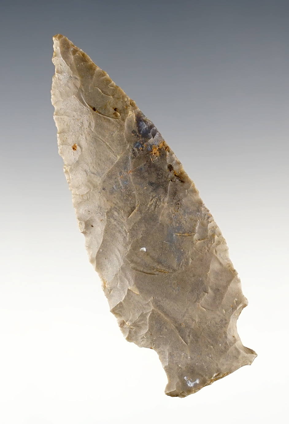 3 1/4" Anciently renotched Sidenotched Knife - Simpson Co., Kentucky. Bennett COA.