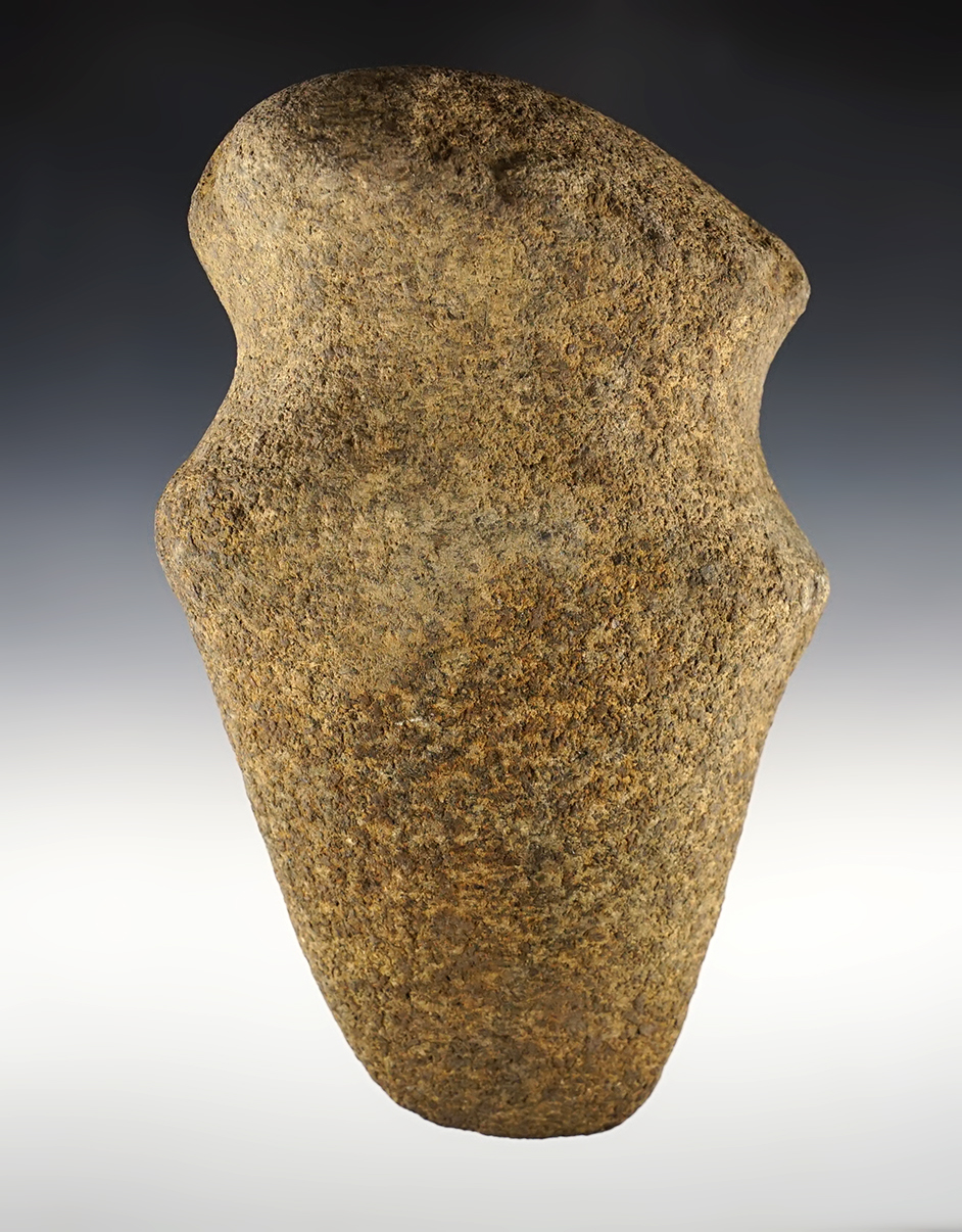 6 3/4" long Full Groove Axe that is well patinated. Found in the Midwestern U.S.