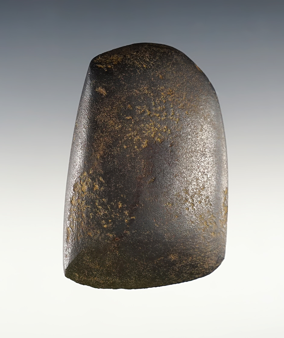 3” x 2 1/16" Celt found in Washington Co., Ohio. Ex-Bob White collection.