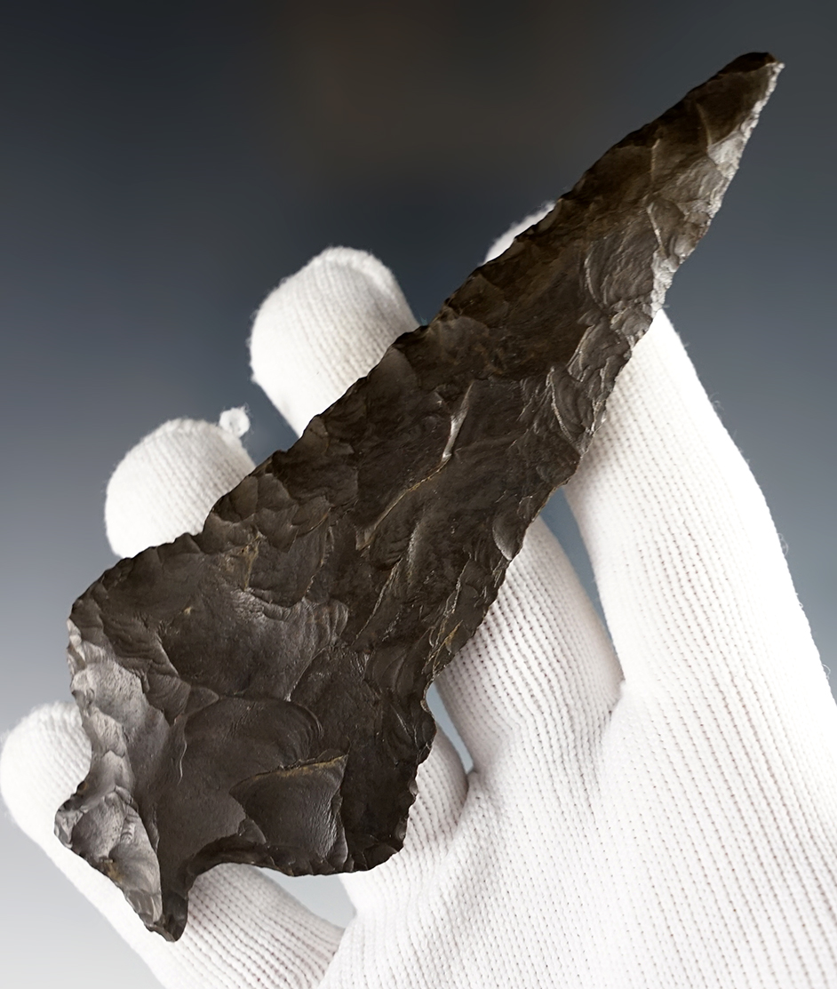 Large and nicely made 4 15/16" Susquehanna Broad Spear - Lancaster Co., Pennsylvania