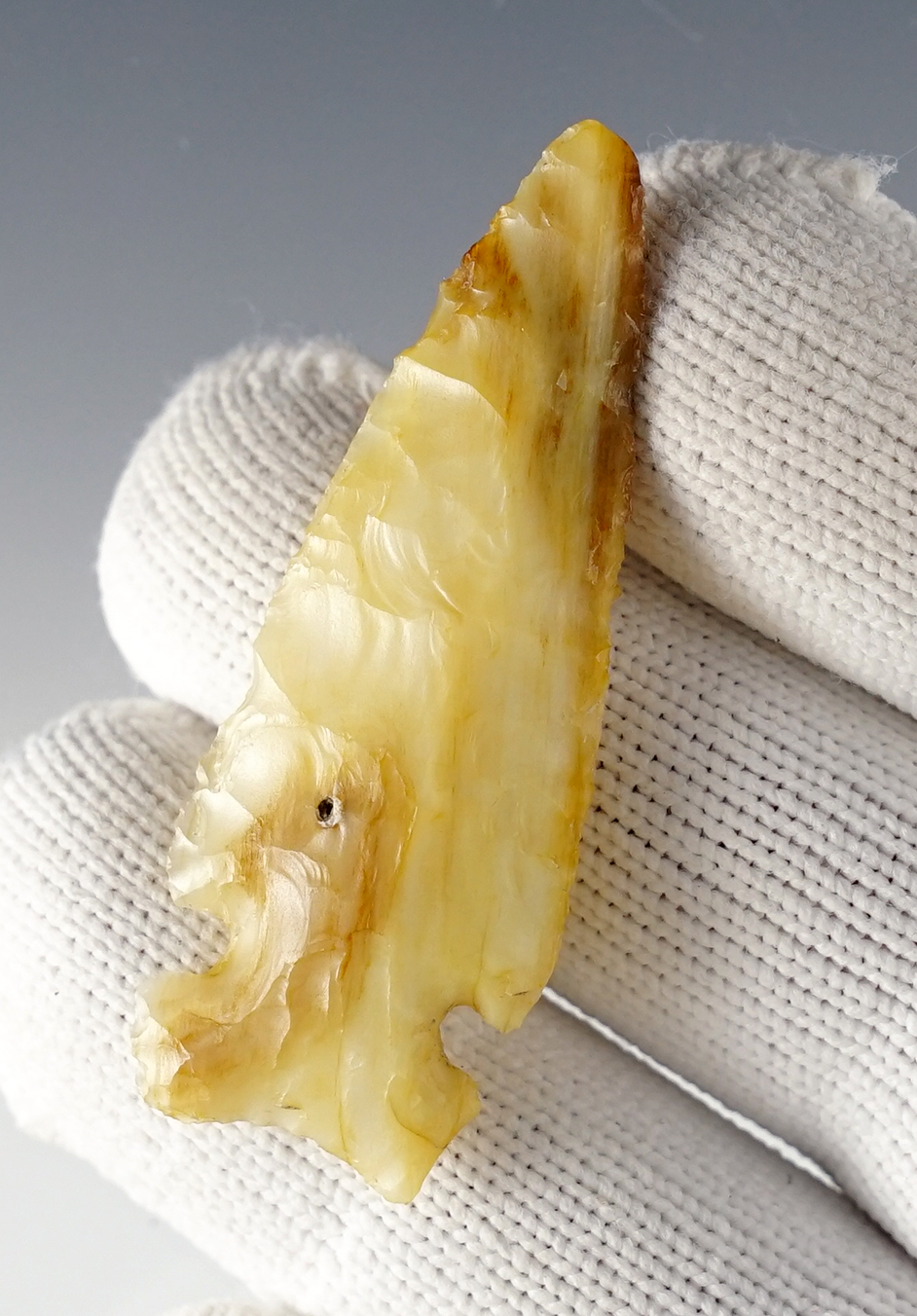 Well made 2 1/8" Sidenotch - Agatized Wood. Columbia River in the Washington/Oregon area. 