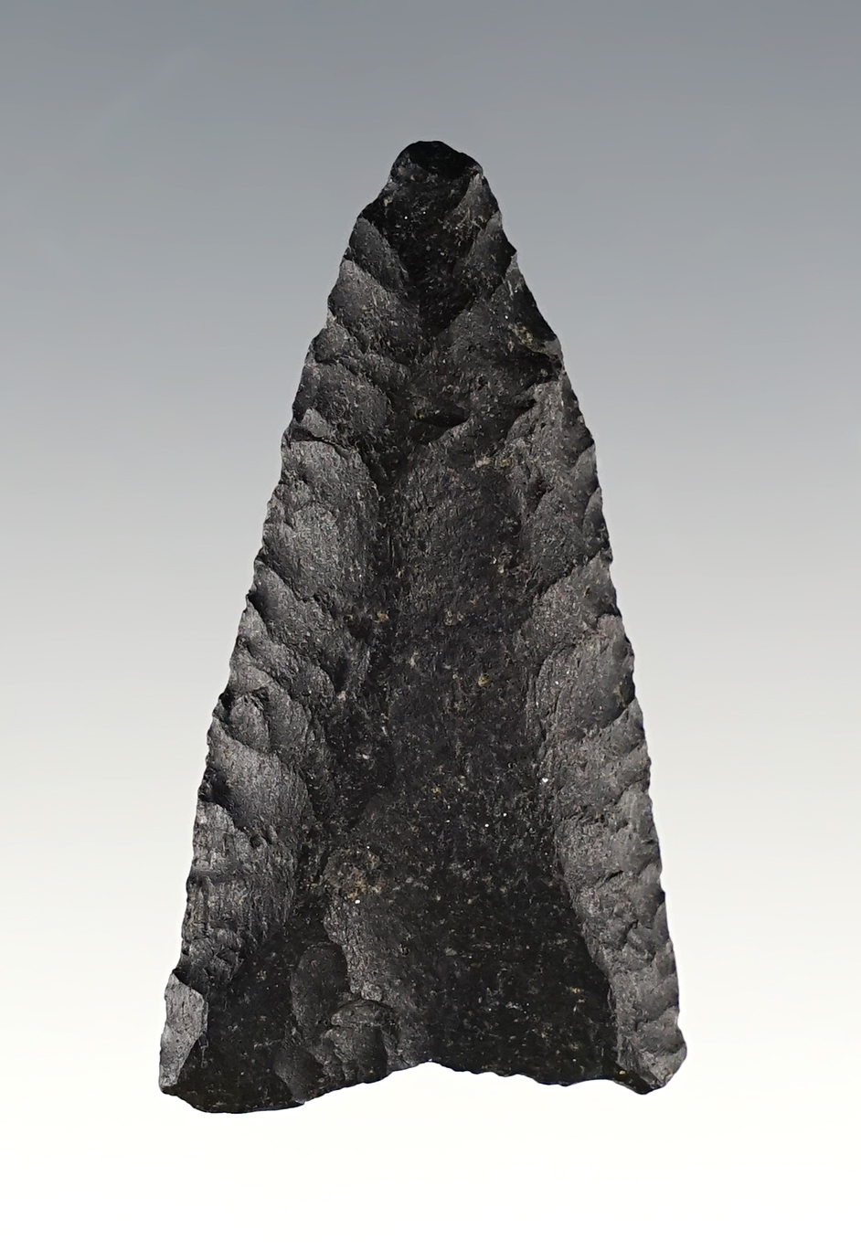 Late Paleo/ Early Archiac Atlatl dart point - Malheur Co., Oregon. Stermer COA.
