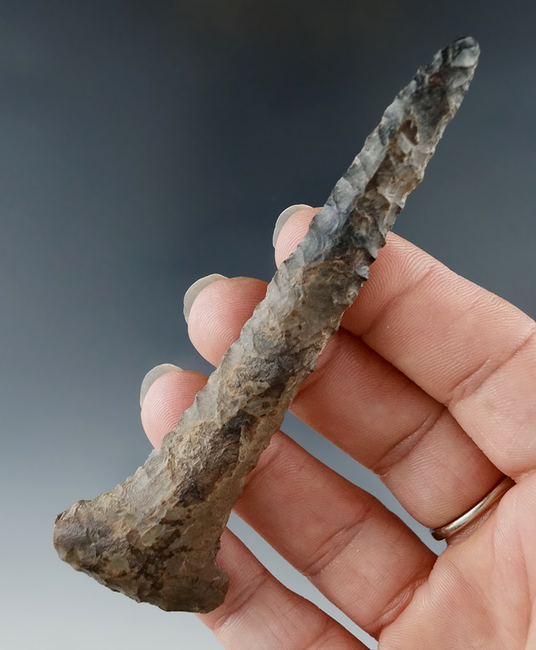 4" Drill found in Perry Co., Ohio.