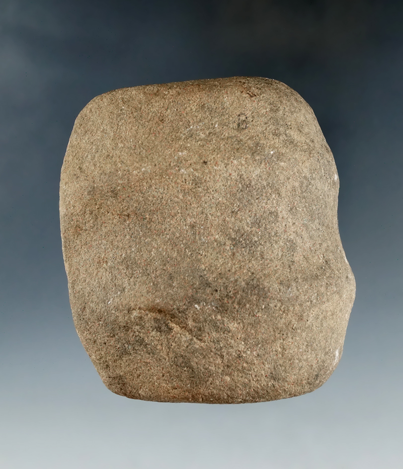 Well defined 3 1/4" Long 3/4 Groove Hardstone Hammerstone found in Ohio.  Ex. Lewis Fueling.