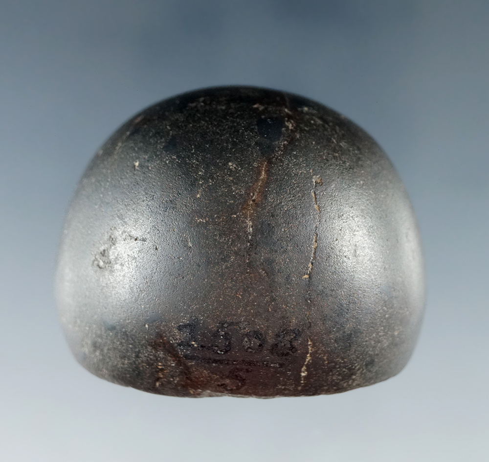 1 3/4" Hematite Hemispheric Cone found in Ohio.