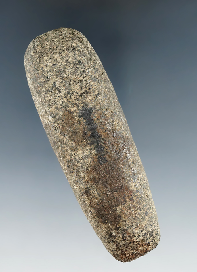 Well patinated 3 5/8" Hardstone Chisel with a nice bit, found in Darke Co., Ohio.  Ex. Petry.