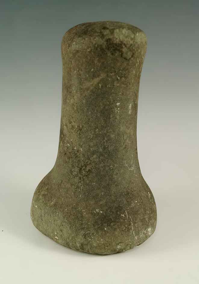 5 1/4" Bell Pestle found by Terry Elleman in Miami Co., Ohio.