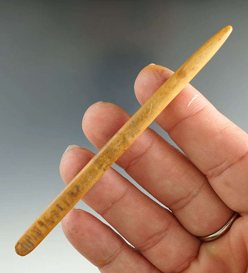 3 7/8" Ivory Pin found in Alaska.