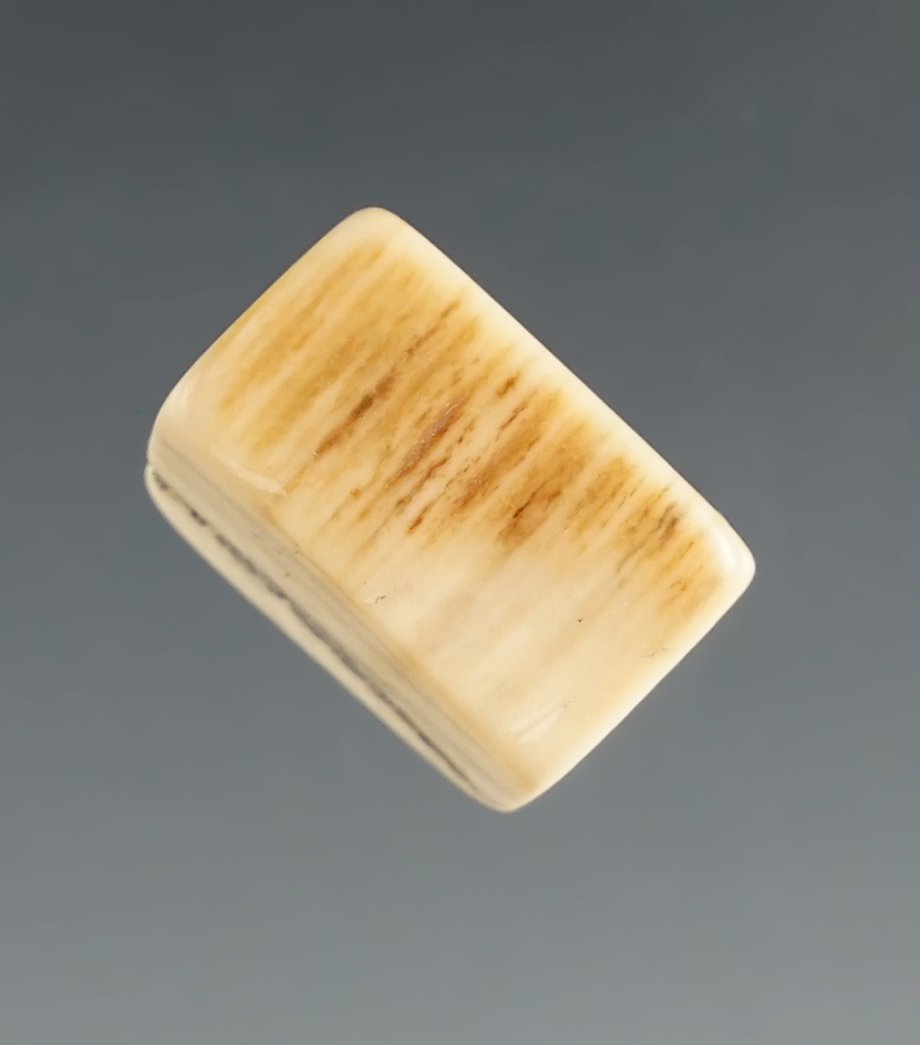 9/16" Bone Game Piece found in Alaska. Comes with a Bennett COA.
