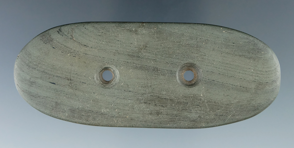 3 15/16" Oval Gorget found near Canadagua Lake New York in very nice condition.