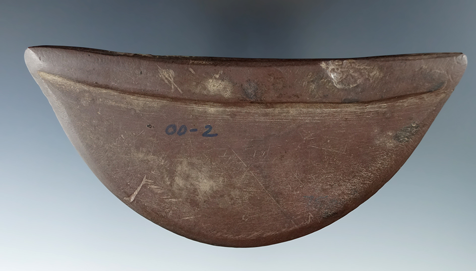 Truly exceptional! Large 5 7/8" wide Slate "Handled" Ulu in exceptional condition found near the St.