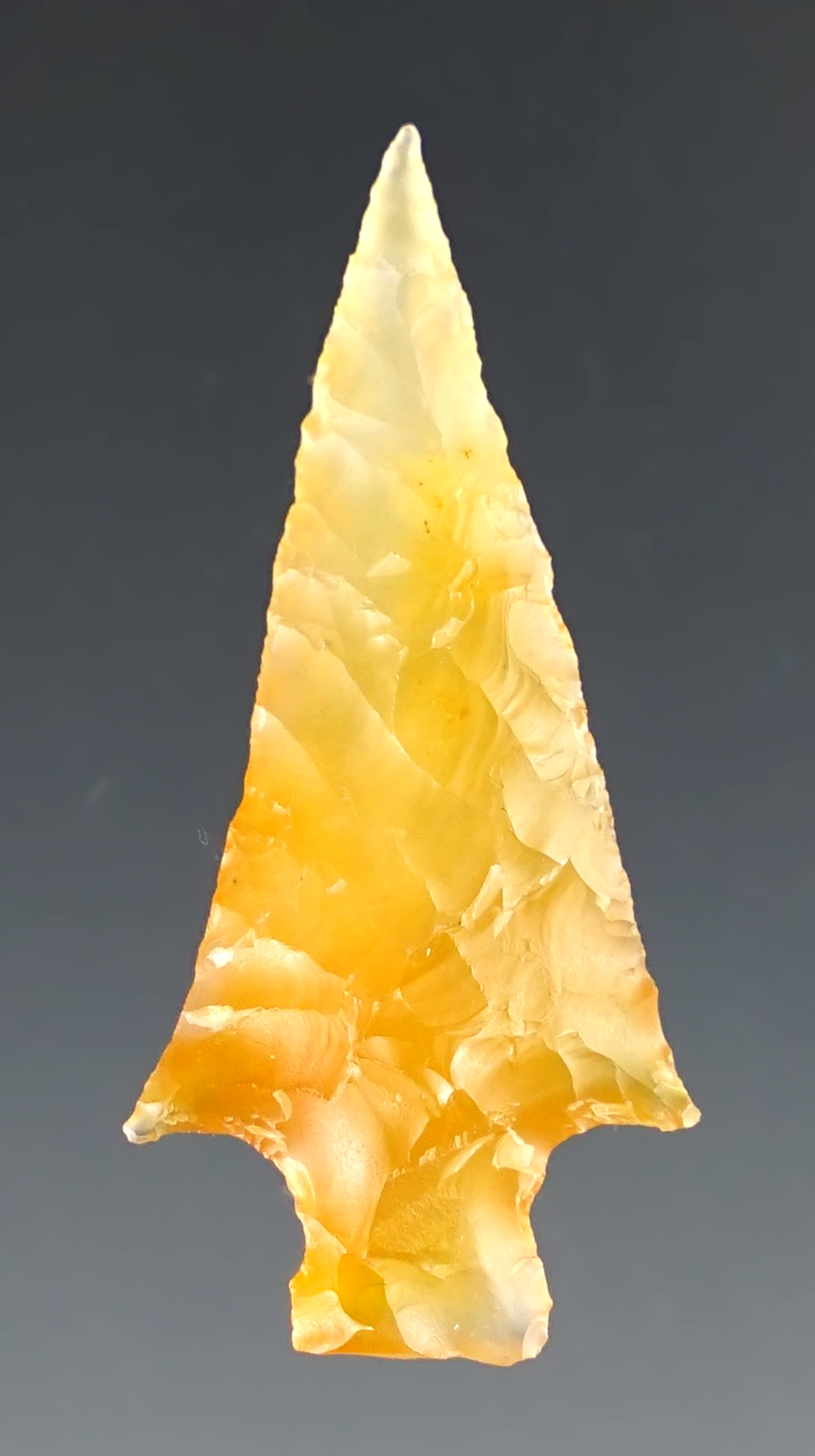 1 1/2" Columbia River Gem point made from beautiful honey colored Agate, found in Washington. 