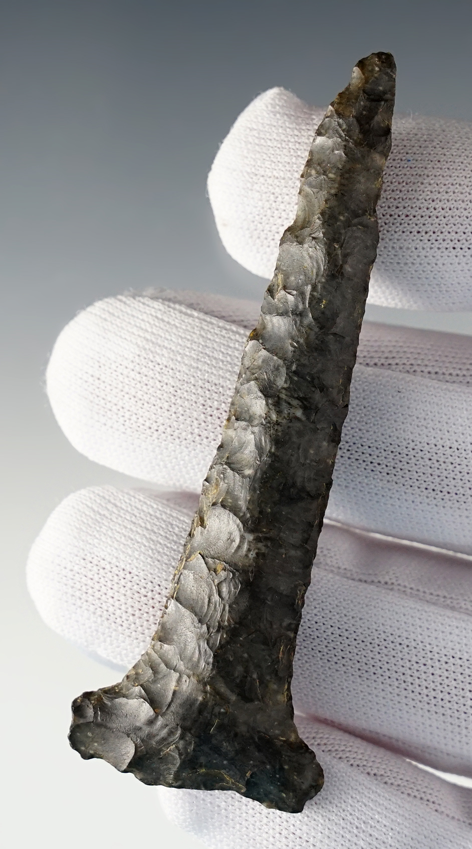 3" Ohio "T" Drill finely made from patinated Coshocton Flint.