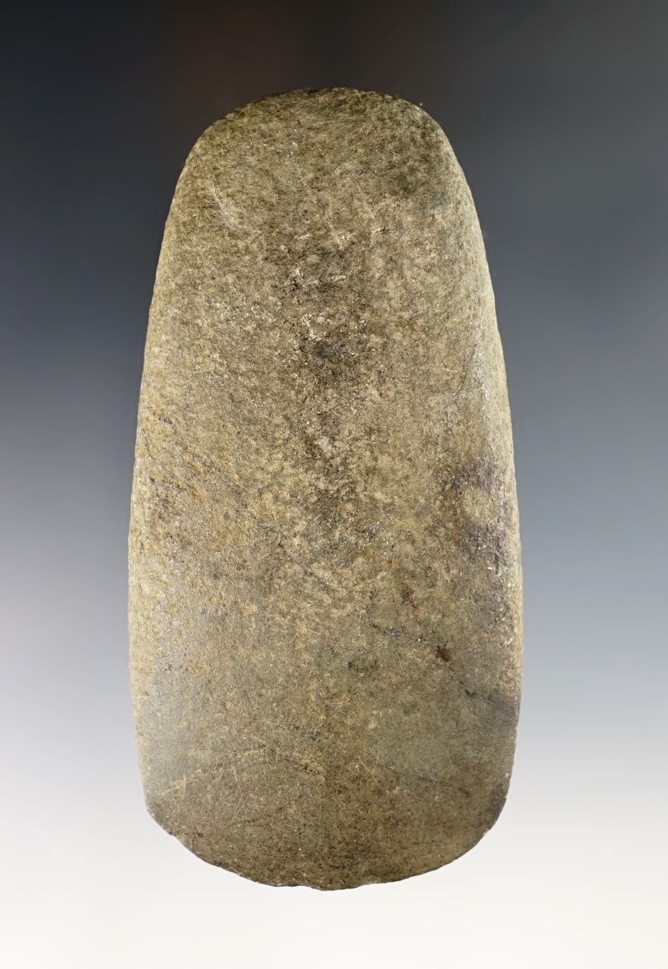 4 11/16" Hardstone Celt with nice form. Some "chatter" to the bit.