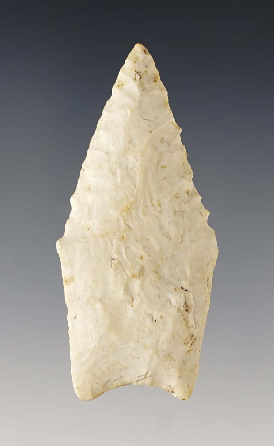 2 5/16" Meserve (Dalton) found in Illinois. Ex. Mel Wilkins. Comes with a Stermer COA.