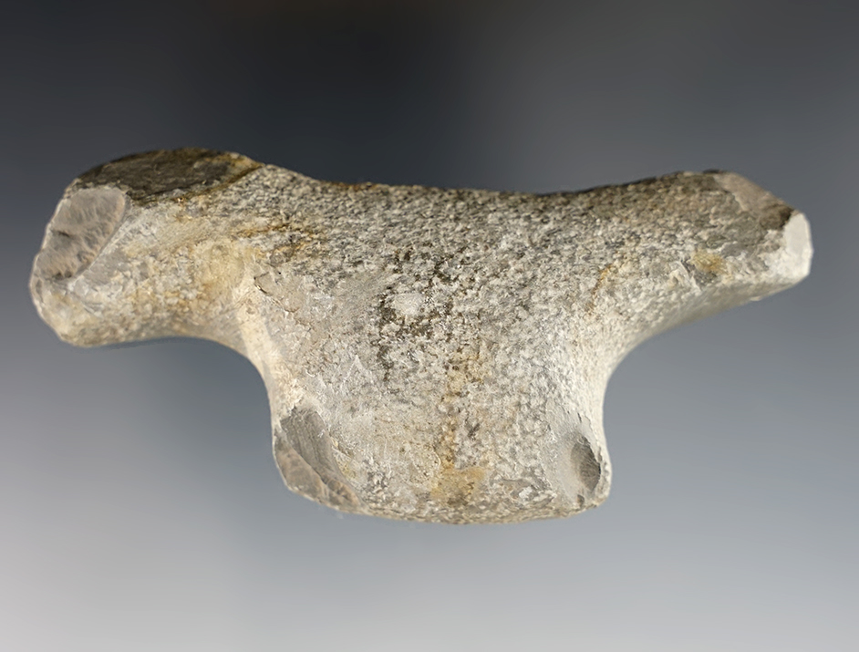 3 7/8" long Birdstone Preform that is well patinated. Found in the Ohio area.